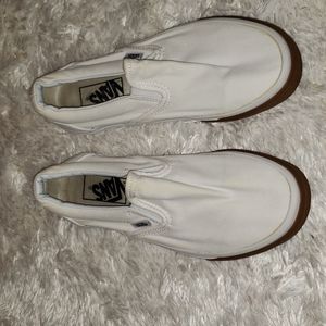 White vans size 7